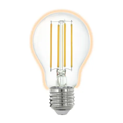 Ampoule LED à filament EGLO Zigbee A60 dimmable chaud E27 6W