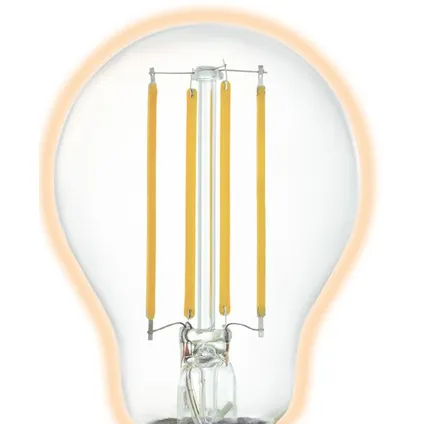 Ampoule LED à filament EGLO Zigbee A60 dimmable chaud E27 6W 5