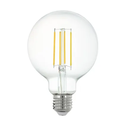 Ampoule LED à filament EGLO Zigbee G95 dimmable warm E27 6W