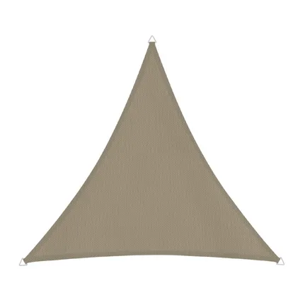 Voile d'ombrage Cannes triangle taupe 4m