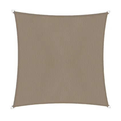 Voile d'ombrage Cannes triangle taupe 3x3m