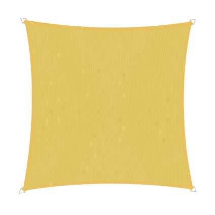 Zonnezeil Cannes geel 5x5m