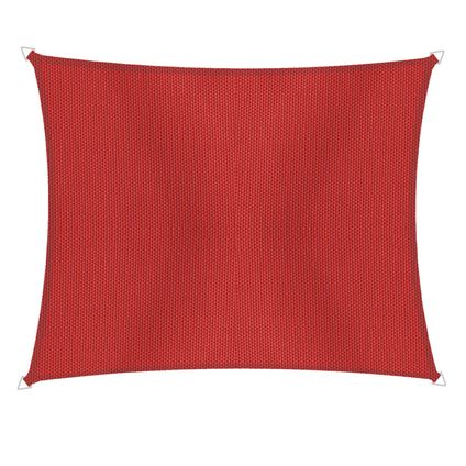 Voile d'ombrage Cannes rouge 2x3m