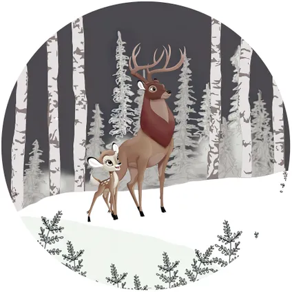 Sticker mural Komar Dots Bambi Great Prince 2