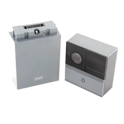 DiO WiFi-videodeurbel draadloos oplaadbare batterij 3