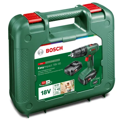 Perceuse-visseuse à percussion Bosch EasyImpact-40 18V (2 batteries) 2