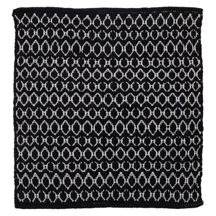 Sealskin Boho badmat 60x60cm zwart