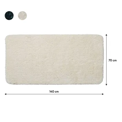 Sealskin Angora badmat 70x140cm off-white 9