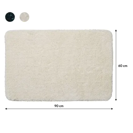 Sealskin Angora badmat 60x90cm off-white 11