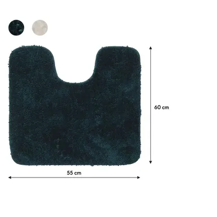 Tapis de bain Sealskin Angora 55x60cm vert foncé 10