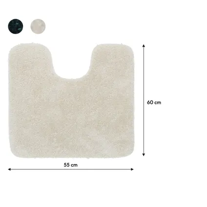 Sealskin Angora toiletmat 55x60cm off-white 7