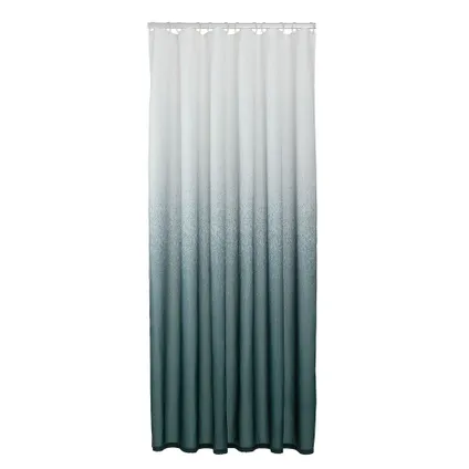 Rideau de douche Sealskin Blend 180x200cm polyester vert /blanc 2