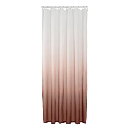Rideau de douche Sealskin Blend 180x200cm polyester rose foncé /blanc 2