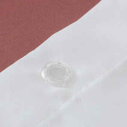 Sealskin Blend douchegordijn 180x200 cm polyester donkerroze / wit 5