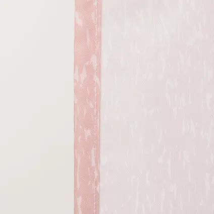 Rideau de douche Sealskin Blend 180x200cm polyester rose foncé /blanc 13