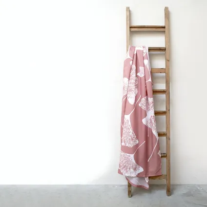 Rideau de douche Sealskin Made 180x200cm polyester rose foncé/ blanc 17
