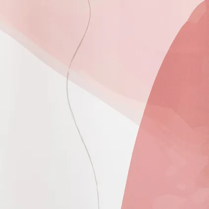 Rideau de douche Sealskin Earth 180x200cm polyester rose foncé/ blanc cassé 8
