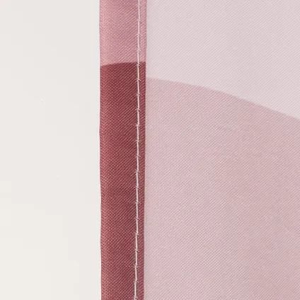 Rideau de douche Sealskin Earth 180x200cm polyester rose foncé/ blanc cassé 11