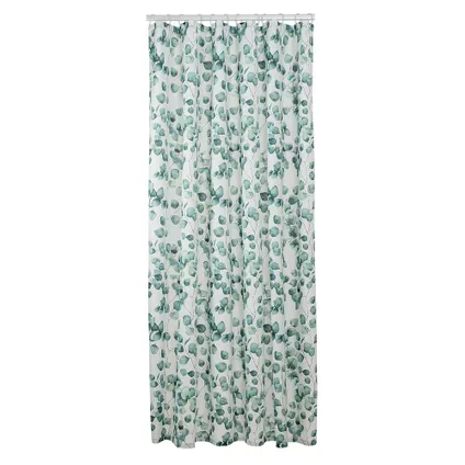 Rideau de douche Sealskin Ayra 180x200cm polyester vert/ blanc