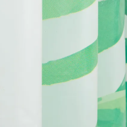 Rideau de douche Sealskin Leaves 180x200cm Peva vert/ blanc 5