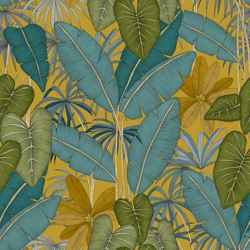 Papier peint intissé Jungle Palms multi 172401
