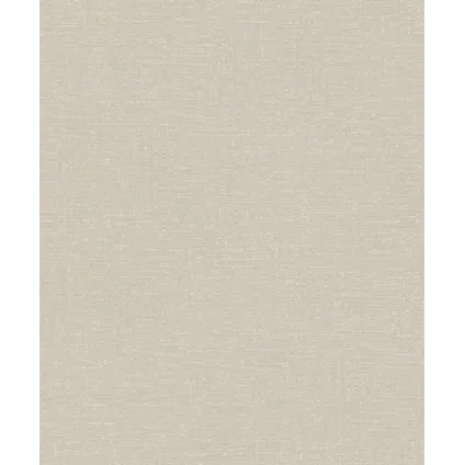 Papier peint intissé uni beige 53cm