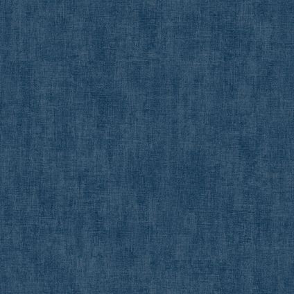 Papier peint intissé uni texture bleu 53cm