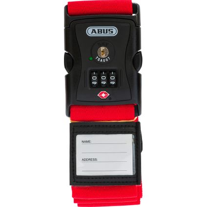 Abus bagageriem TCP/192 rood