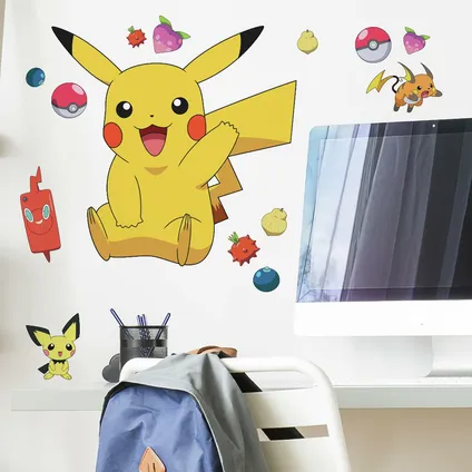 RoomMates muursticker Pokemon Pikachu 6