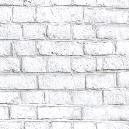 Papier peint autocollant RoomMates White Brick