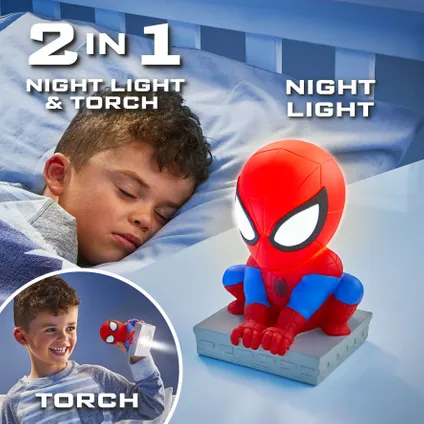 Lampe torche et veilleuse GoGlow Spider-Man 8