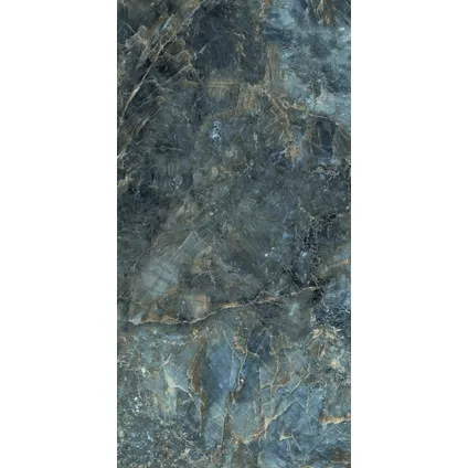 Wand- en vloertegel Atlantic - Keramiek - Blauw - 60x120cm - Pakketinhoud 1,44m² 2