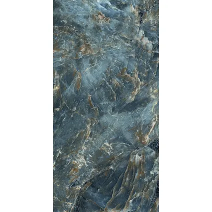 Wand- en vloertegel Atlantic - Keramiek - Blauw - 60x120cm - Pakketinhoud 1,44m² 3