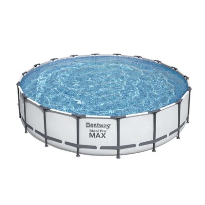 Bestway zwembad Steel Pro Max set rond met filterpomp Ø549x122cm