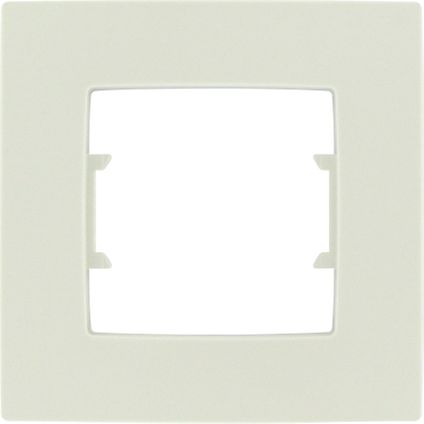 Plaque de recouvrement simple Sencys Diamond blanc