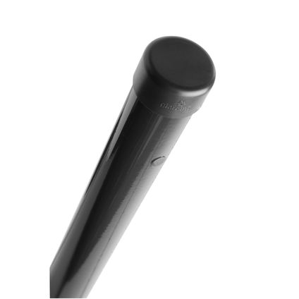 Giardino ronde paal zwart RAL 9005 4,8x150cm