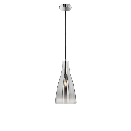 Fischer & Honsel hanglamp Zeal chroom Spiegel ⌀18cm E27 60W