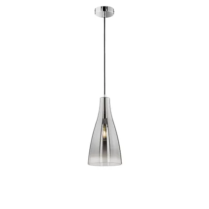Fischer & Honsel hanglamp Zeal chroom Spiegel ⌀18cm E27 60W