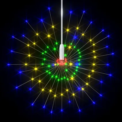 vidaXL Kerstverlichting vuurwerk 140 LED's buiten 20 cm 4