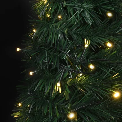 vidaXL Kunstkerstboom met verlichting pop-up 180 cm groen 6