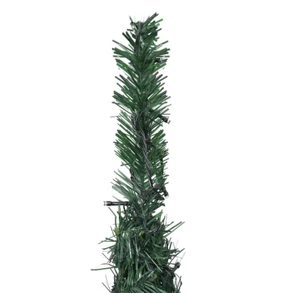 vidaXL Kunstkerstboom met verlichting pop-up 210 cm groen 4