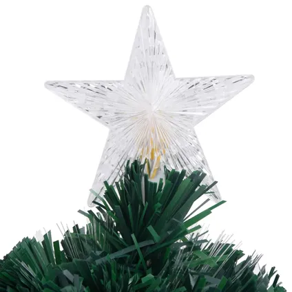 vidaXL Kerstboom met LED en standaard 64 cm glasvezel 6