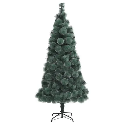 vidaXL Kunstkerstboom met standaard 150 cm PET groen 2