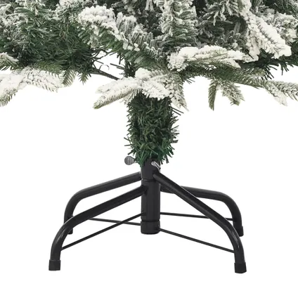 vidaXL Kunstkerstboom met sneeuw 120 cm PVC en PE groen 5