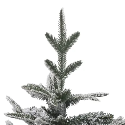 VidaXL kunstkerstboom + sneeuwvlokken 210cm PVC/PE groen 3