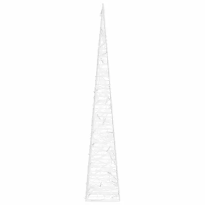 vidaXL Cône lumineux décoratif à LED Acrylique Blanc froid 60 cm 6
