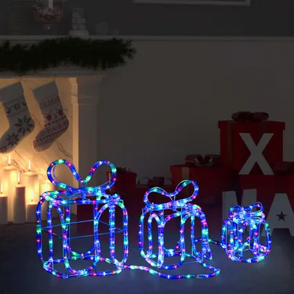 vidaXL Kerstverlichting cadeaudozen 180 LED's binnen en buiten 2