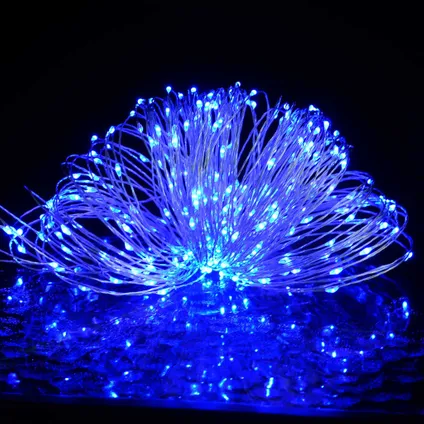 vidaXL Guirlande LED avec 150 LED Bleu 15 m 3