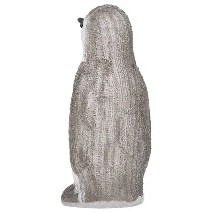 vidaXL Silhouette de pingouin de Noël LED Acrylique 30 cm 7