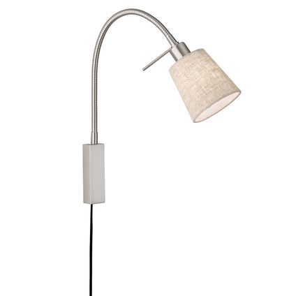 Fischer & Honsel wandlamp beige E14 10W